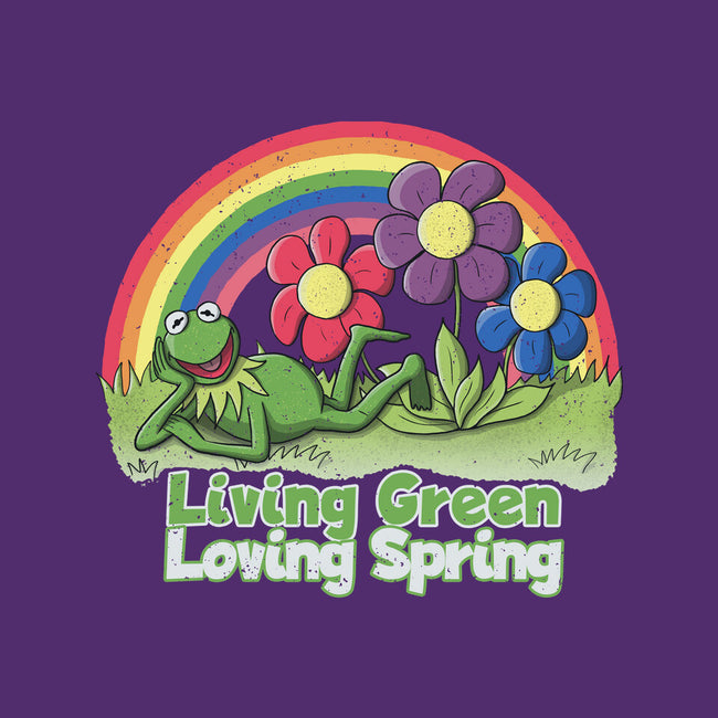 Living Green Loving Spring-Unisex-Crew Neck-Sweatshirt-NMdesign