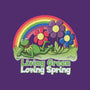 Living Green Loving Spring-Unisex-Crew Neck-Sweatshirt-NMdesign