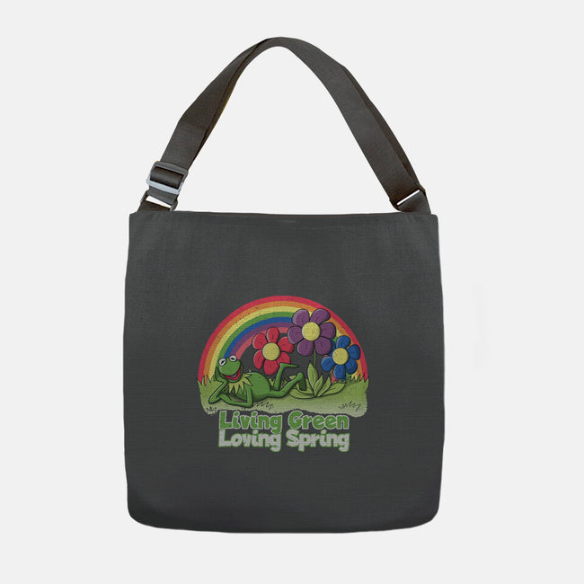 Living Green Loving Spring-None-Adjustable Tote-Bag-NMdesign
