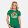 Living Green Loving Spring-Womens-Fitted-Tee-NMdesign