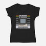 The Machine Of Tomorrow-Womens-V-Neck-Tee-NMdesign
