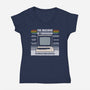 The Machine Of Tomorrow-Womens-V-Neck-Tee-NMdesign
