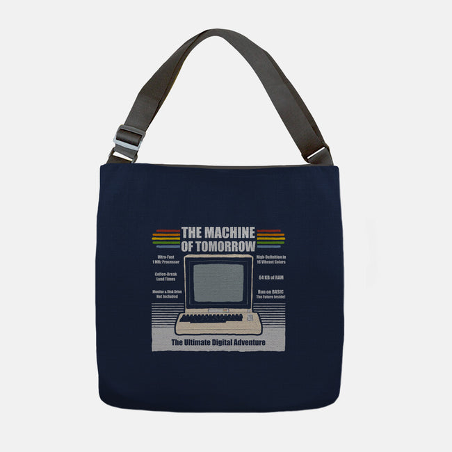 The Machine Of Tomorrow-None-Adjustable Tote-Bag-NMdesign