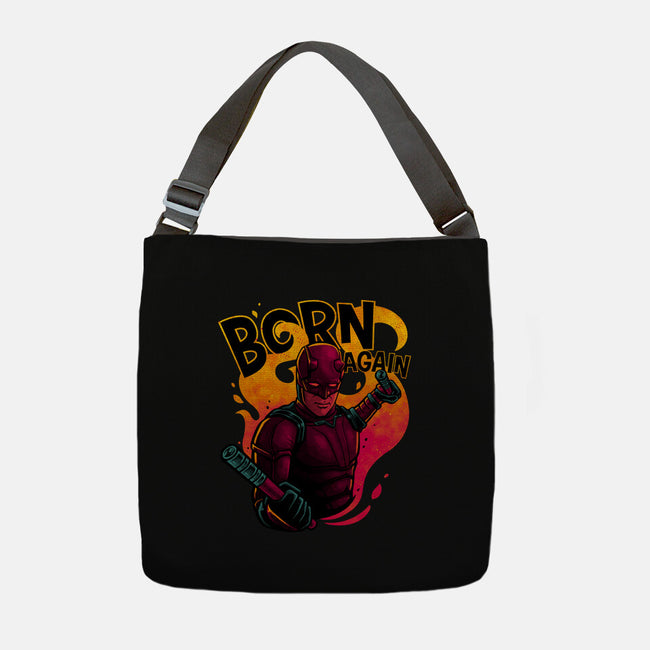 Born From Fire-None-Adjustable Tote-Bag-teesgeex