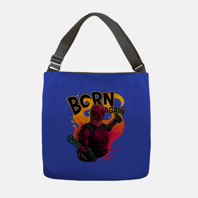 Born From Fire-None-Adjustable Tote-Bag-teesgeex