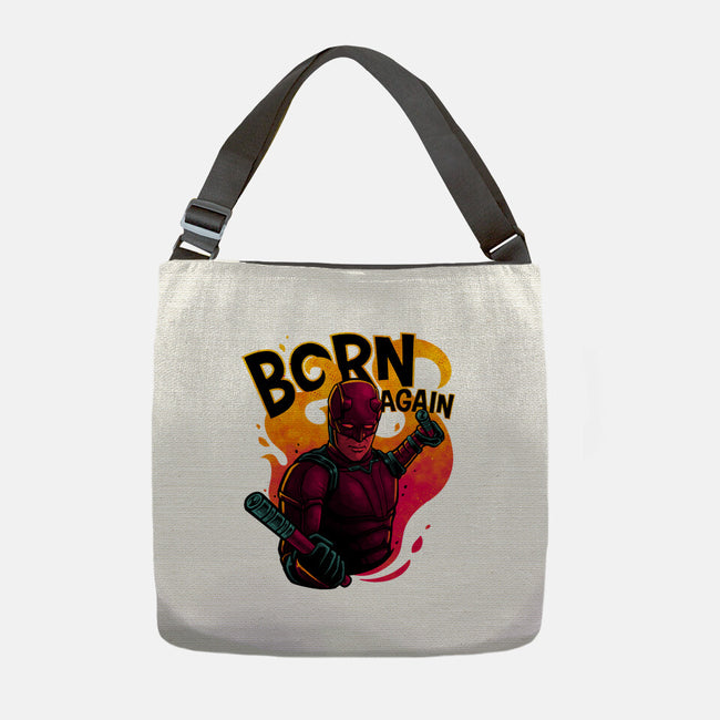 Born From Fire-None-Adjustable Tote-Bag-teesgeex