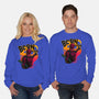 Born From Fire-Unisex-Crew Neck-Sweatshirt-teesgeex