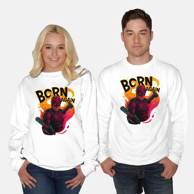 Born From Fire-Unisex-Crew Neck-Sweatshirt-teesgeex