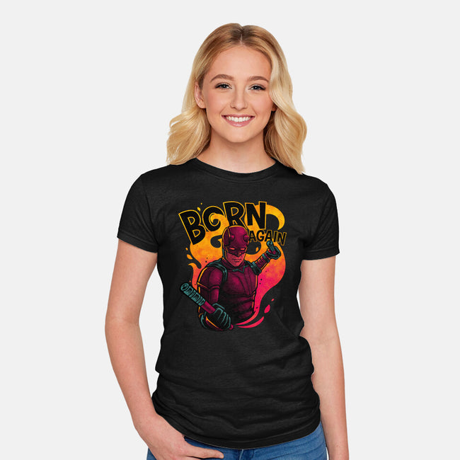 Born From Fire-Womens-Fitted-Tee-teesgeex