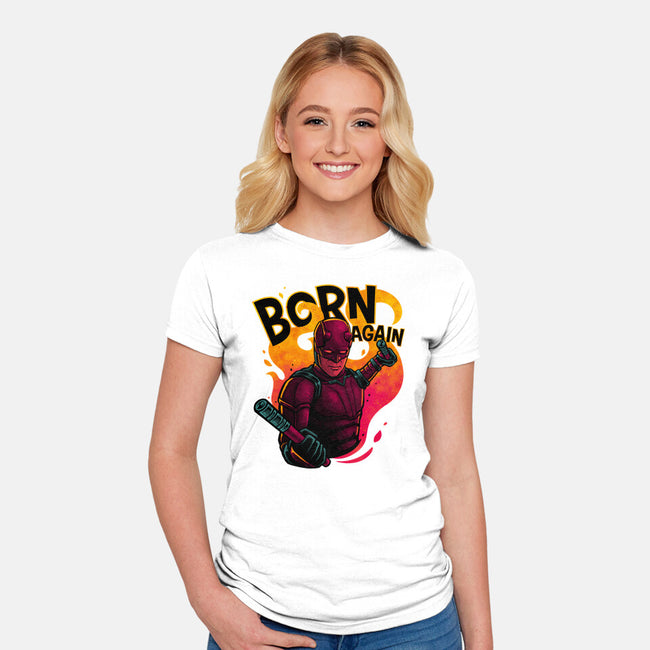 Born From Fire-Womens-Fitted-Tee-teesgeex