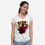 Born From Fire-Womens-V-Neck-Tee-teesgeex