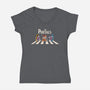 The Portals-Womens-V-Neck-Tee-2DFeer