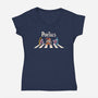 The Portals-Womens-V-Neck-Tee-2DFeer