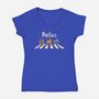 The Portals-Womens-V-Neck-Tee-2DFeer