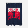 Slayed And Scratched-None-Polyester-Shower Curtain-rocketman_art