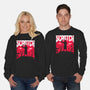 Slayed And Scratched-Unisex-Crew Neck-Sweatshirt-rocketman_art