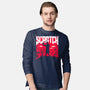 Slayed And Scratched-Mens-Long Sleeved-Tee-rocketman_art