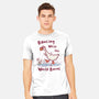 Dancing While The World Burns-Mens-Heavyweight-Tee-kg07