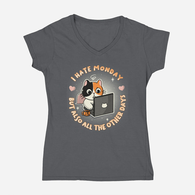 Also All The Other Days-Womens-V-Neck-Tee-Freecheese