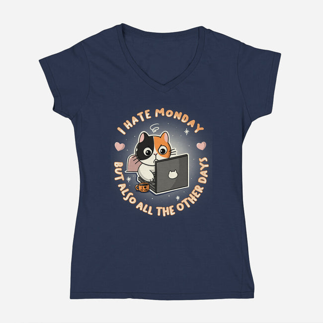 Also All The Other Days-Womens-V-Neck-Tee-Freecheese