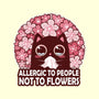 Allergic To People Not To Flowers-None-Adjustable Tote-Bag-erion_designs