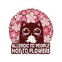 Allergic To People Not To Flowers-Youth-Crew Neck-Sweatshirt-erion_designs