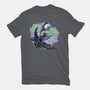 Purple Night-Womens-Fitted-Tee-momma_gorilla