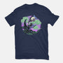 Purple Night-Womens-Fitted-Tee-momma_gorilla