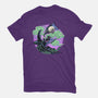 Purple Night-Womens-Fitted-Tee-momma_gorilla