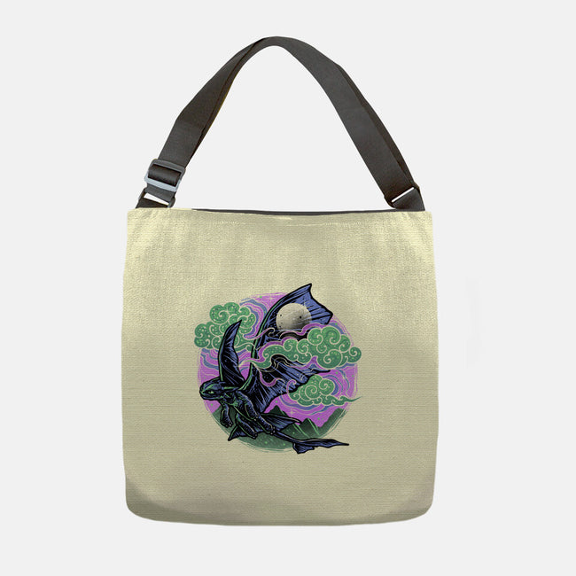 Purple Night-None-Adjustable Tote-Bag-momma_gorilla