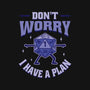 Don't Worry I Have A Plan-Womens-V-Neck-Tee-brunopires