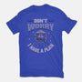 Don't Worry I Have A Plan-Womens-Fitted-Tee-brunopires