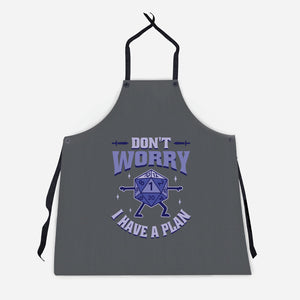 Don't Worry I Have A Plan-Unisex-Kitchen-Apron-brunopires