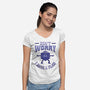Don't Worry I Have A Plan-Womens-V-Neck-Tee-brunopires