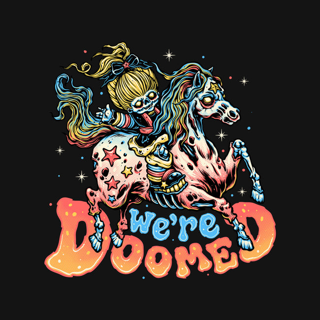 We Are Doomed-Womens-V-Neck-Tee-momma_gorilla