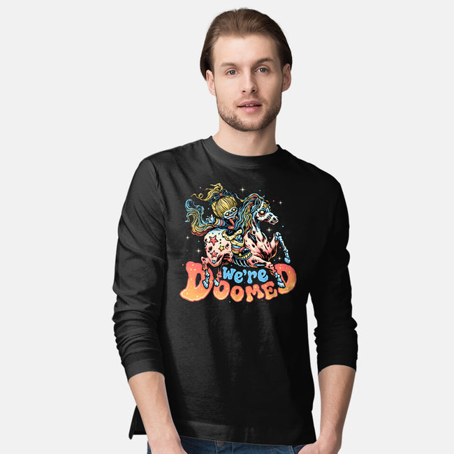 We Are Doomed-Mens-Long Sleeved-Tee-momma_gorilla