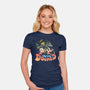 We Are Doomed-Womens-Fitted-Tee-momma_gorilla