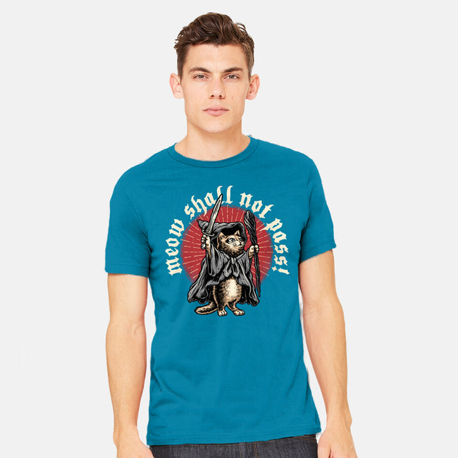 Meow Shall Not Pass-Mens-Heavyweight-Tee-momma_gorilla
