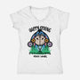 Happy Spring-Womens-V-Neck-Tee-jrberger