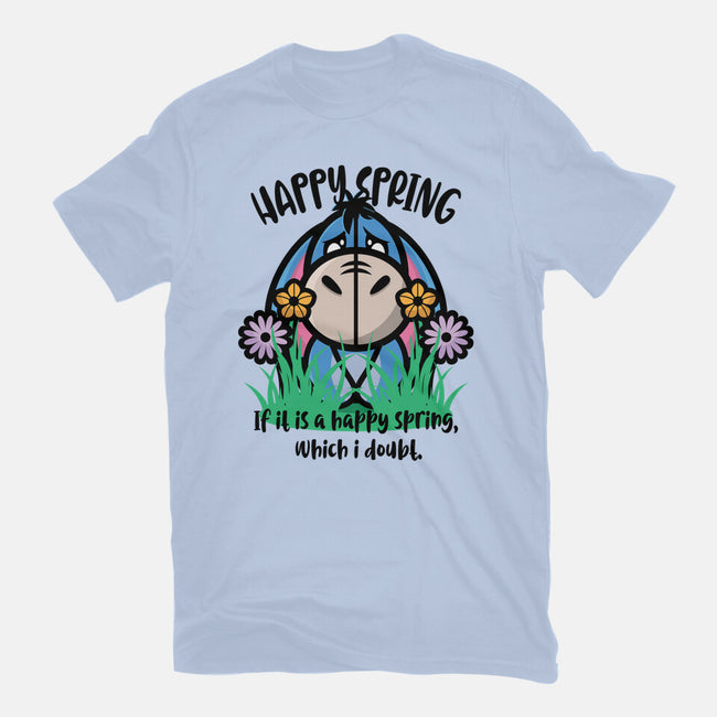 Happy Spring-Womens-Fitted-Tee-jrberger