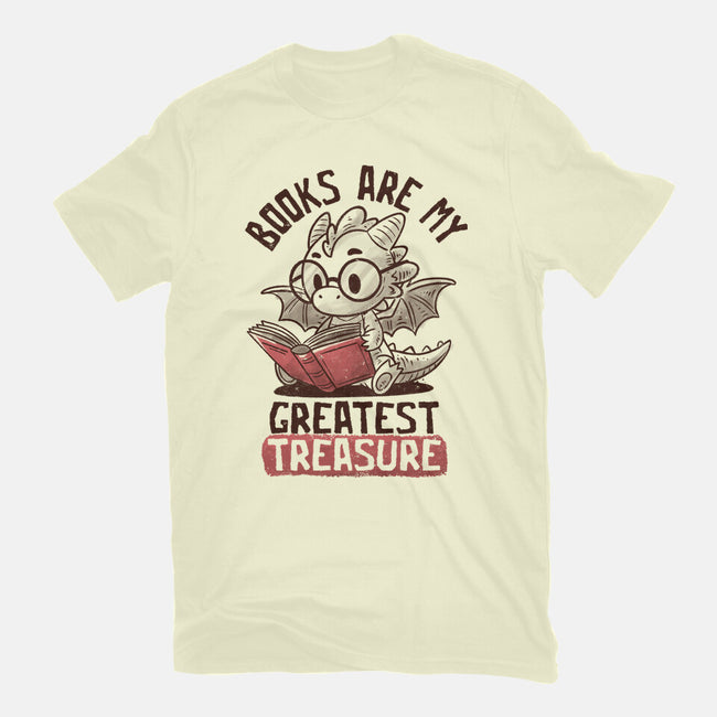 Books Are My Greatest Treasure-Mens-Basic-Tee-koalastudio