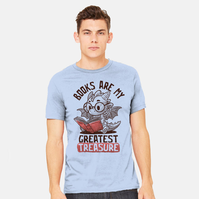 Books Are My Greatest Treasure-Mens-Heavyweight-Tee-koalastudio