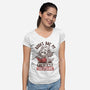 Books Are My Greatest Treasure-Womens-V-Neck-Tee-koalastudio