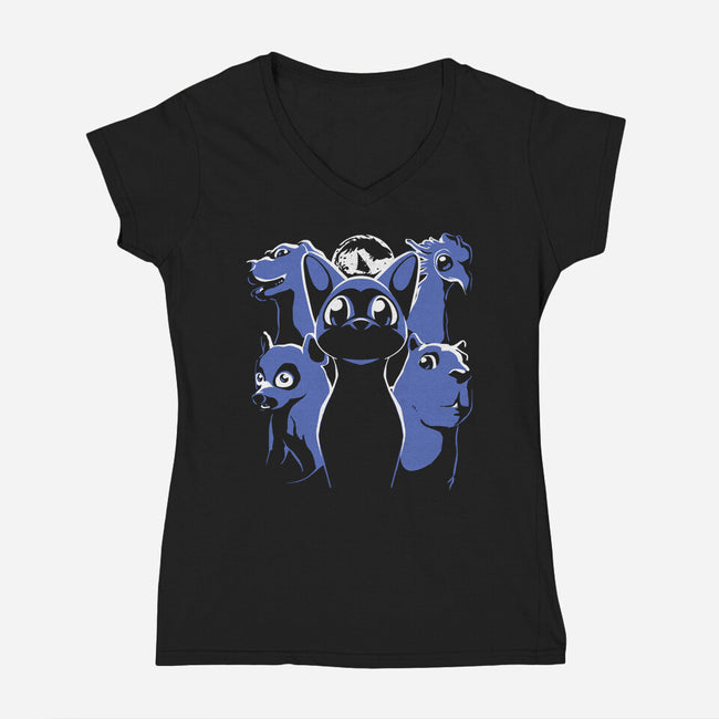Flow Crew-Womens-V-Neck-Tee-estudiofitas