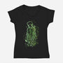 Link Of Tomorrow-Womens-V-Neck-Tee-kharmazero