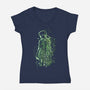 Link Of Tomorrow-Womens-V-Neck-Tee-kharmazero