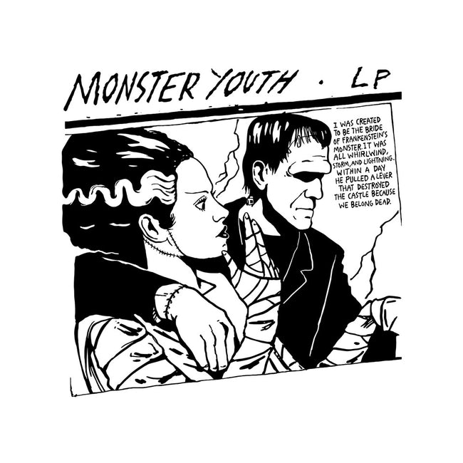 The Monster Youth-Womens-V-Neck-Tee-demonigote