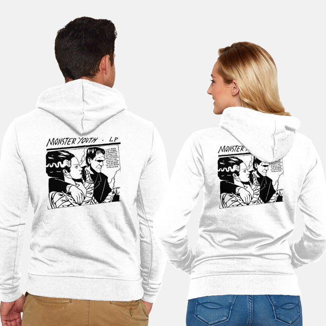 The Monster Youth-Unisex-Zip-Up-Sweatshirt-demonigote
