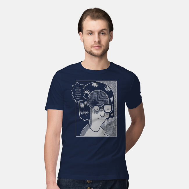 Downward Spiral-Mens-Premium-Tee-Jorgetiradoart