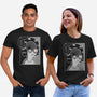 Downward Spiral-Unisex-Basic-Tee-Jorgetiradoart